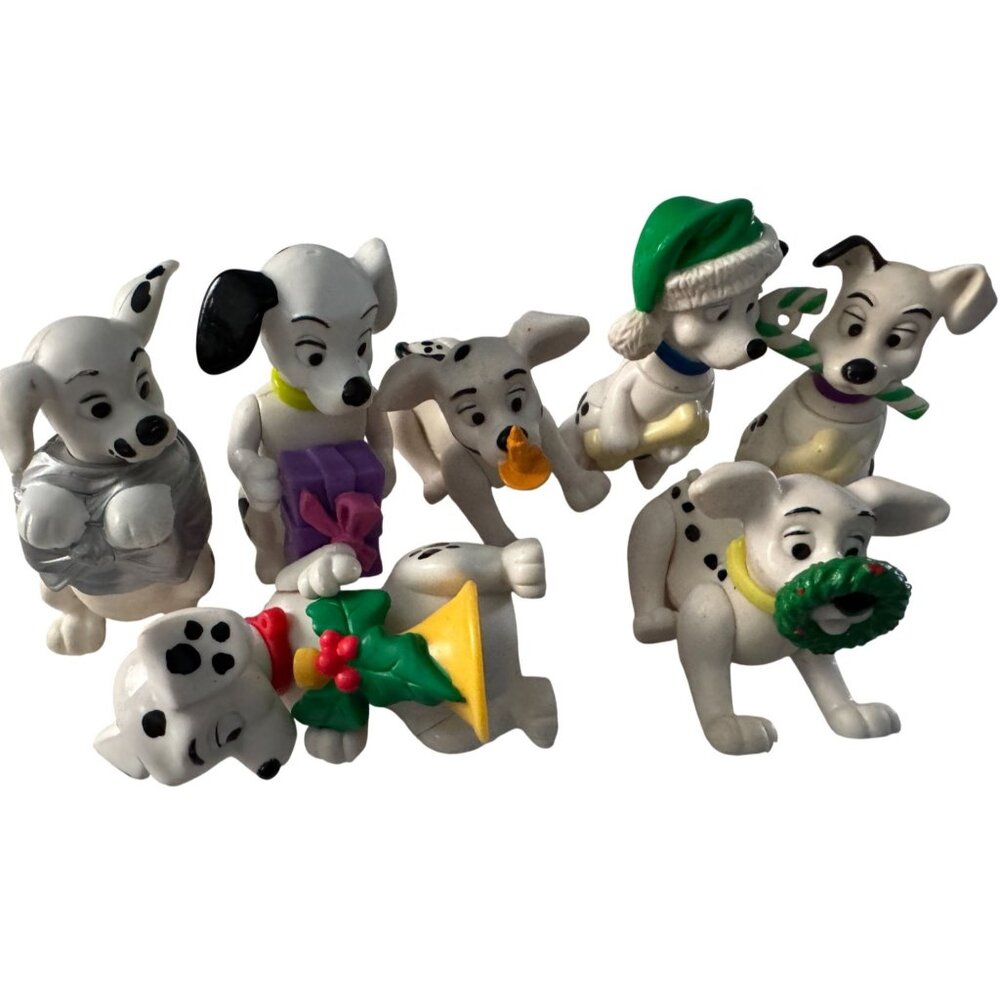 McDonalds 101 Dalmations Set of 7 Christmas Disney